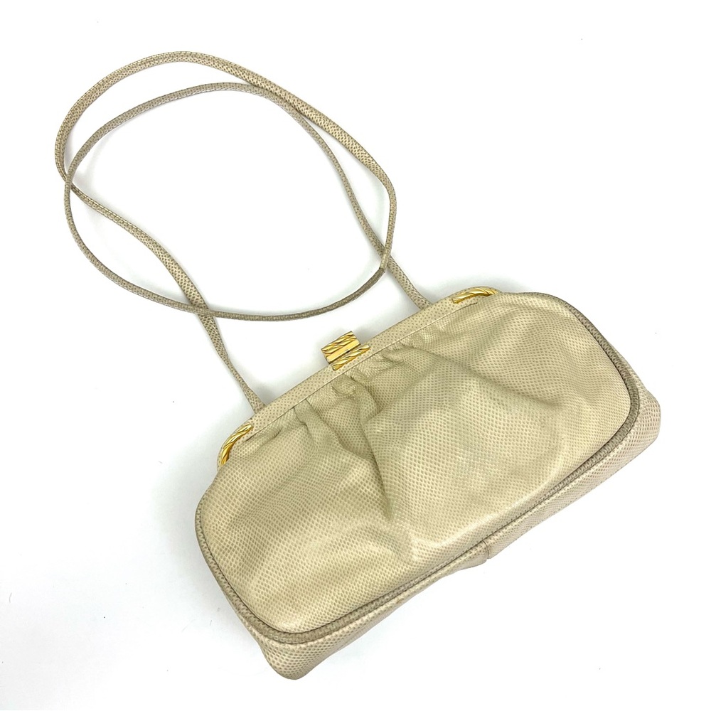 Vintage Susan Gail Genuine Snake Bellido Crossbody Bag Made in Spain